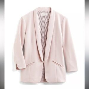 Skies are Blue Light Pink Blazer Large